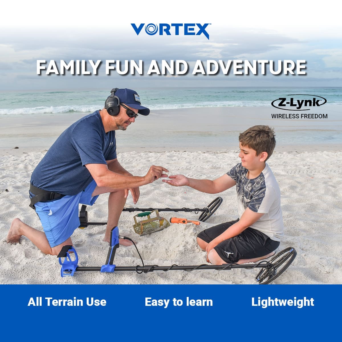 Kırıkkale Garrett Vortex VX5 Dedektör - VX5, Vortex ailesine giriş için aynı katlanabilir gövde mantığını kullanır.