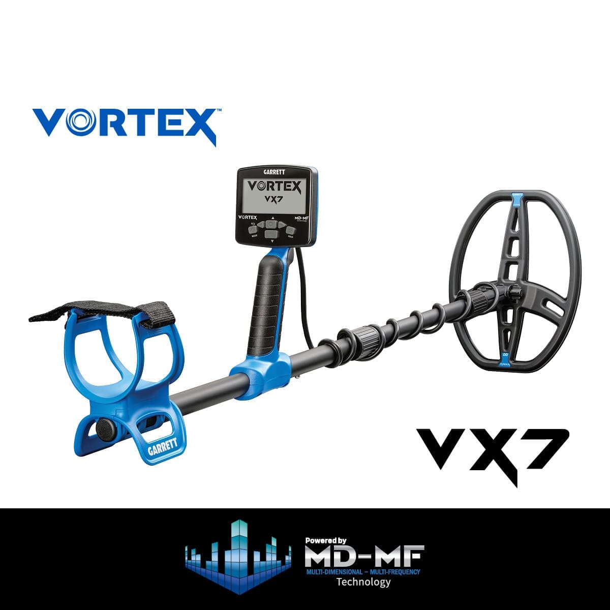 Kırıkkale Garrett Vortex VX7 Dedektör - Katlanabilir gövde, taşıma ve araç içinde saklama tarafında Vortex ailesinin pratik avantajıdır.